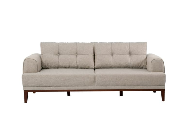 Valsot 3-seters Sofa - Krem - Møbler - Sofaer - Sofa 3 seter