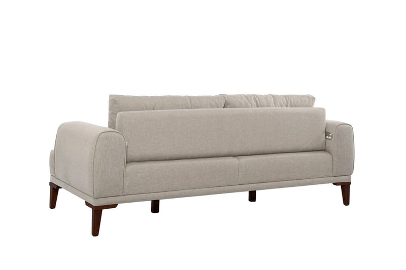 Valsot 3-seters Sofa - Krem - Møbler - Sofaer - Sofa 3 seter