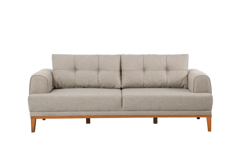 Valsot 3-seters Sofa - Krem - Møbler - Sofaer - Sofa 3 seter