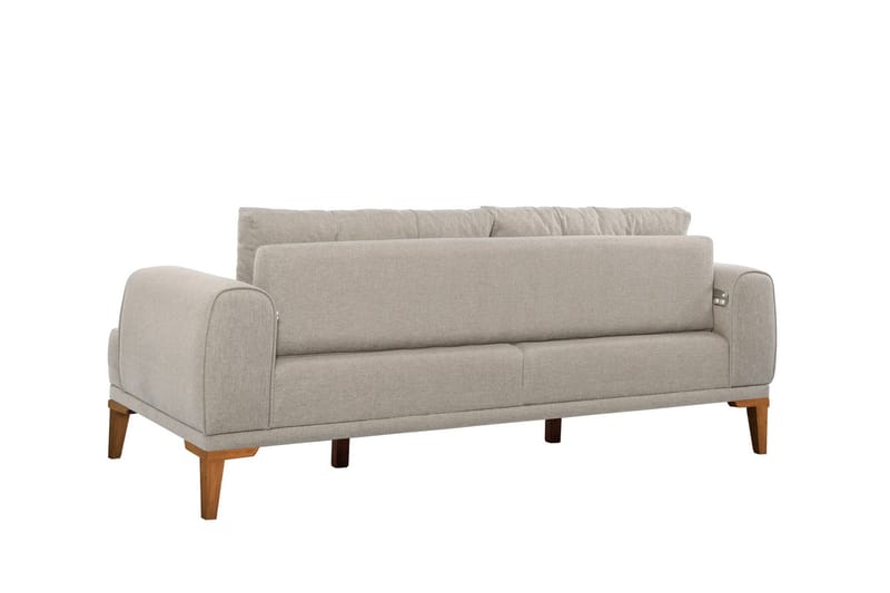 Valsot 3-seters Sofa - Krem - Møbler - Sofaer - Sofa 3 seter