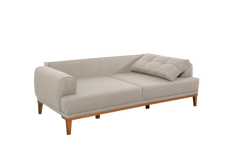 Valsot 3-seters Sofa - Krem - Møbler - Sofaer - Sofa 3 seter