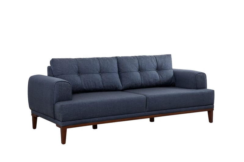 Valsot 3-seters Sofa - Mørkeblå - Møbler - Sofaer - Sofa 3 seter