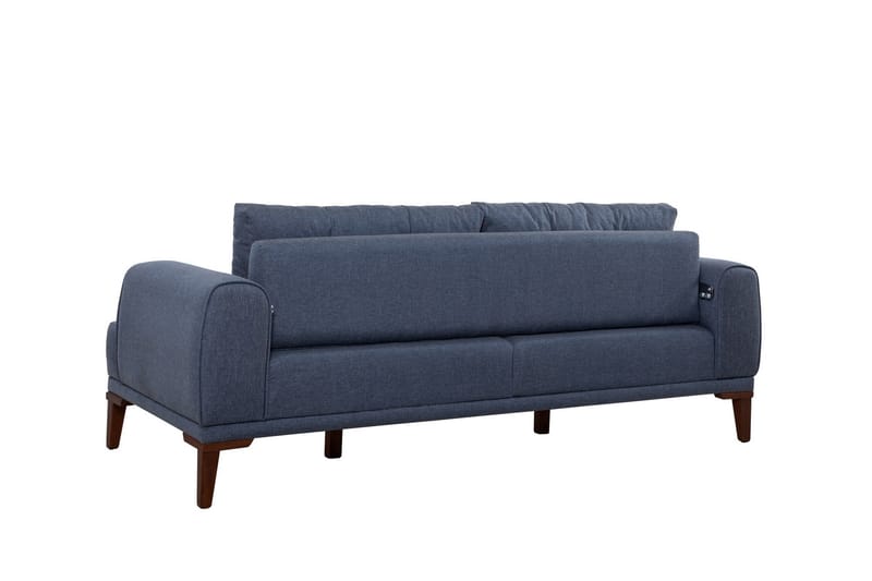 Valsot 3-seters Sofa - Mørkeblå - Møbler - Sofaer - Sofa 3 seter