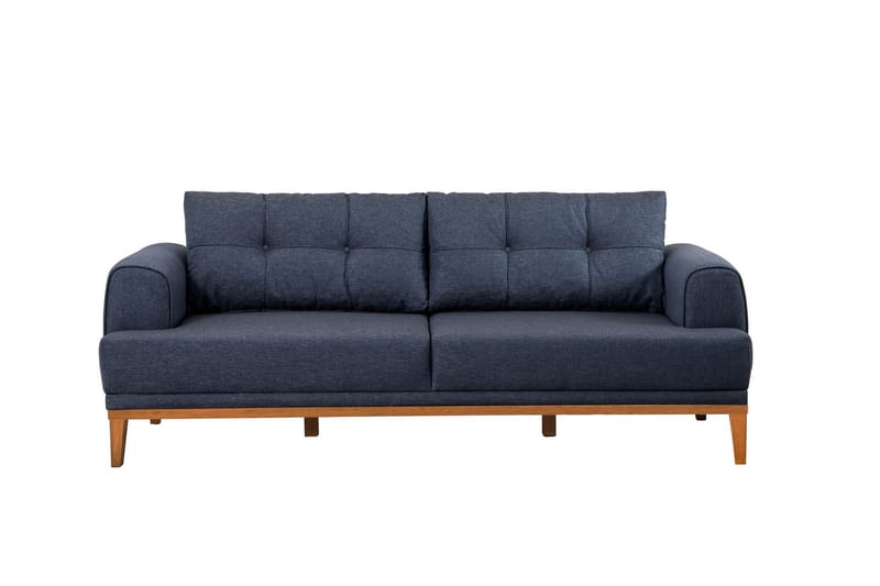 Valsot 3-seters Sofa - Mørkeblå - Møbler - Sofaer - Sofa 3 seter