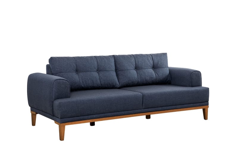 Valsot 3-seters Sofa - Mørkeblå - Møbler - Sofaer - Sofa 3 seter