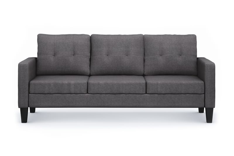 Vislanda 3-seters Sofa - Grå - Møbler - Sofaer - Sofa 3 seter