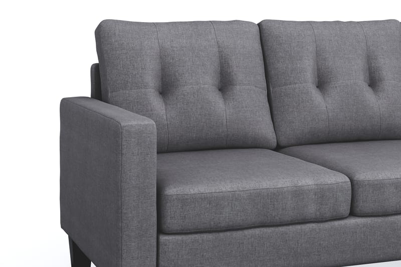 Vislanda 3-seters Sofa - Grå - Møbler - Sofaer - Sofa 3 seter