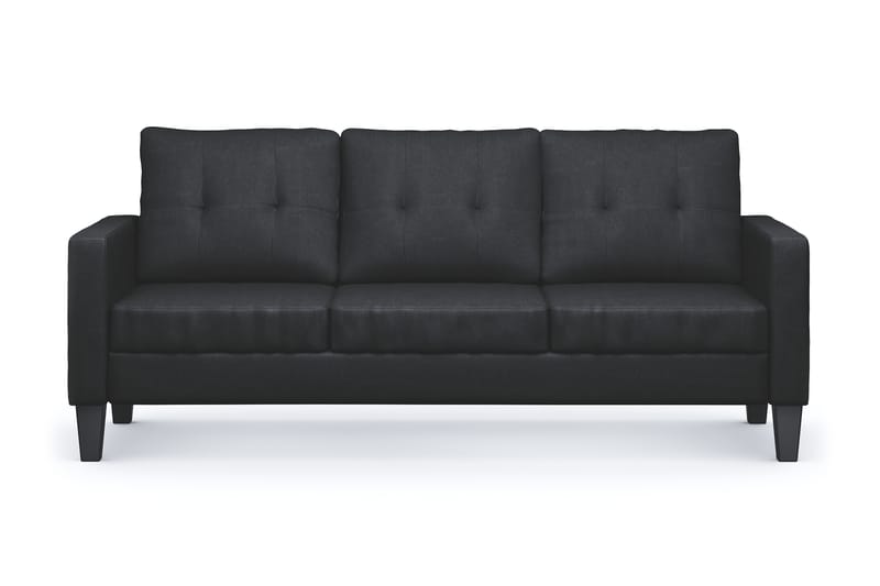 Vislanda 3-seters Sofa - Svart - Møbler - Sofaer - Sofa 3 seter