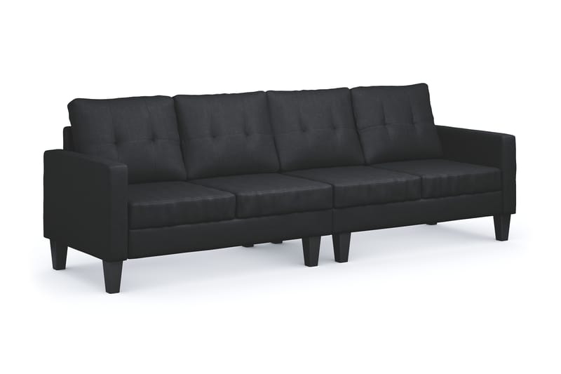 Vislanda 4-seters Sofa - Svart - Møbler - Sofaer - 4 seter sofa