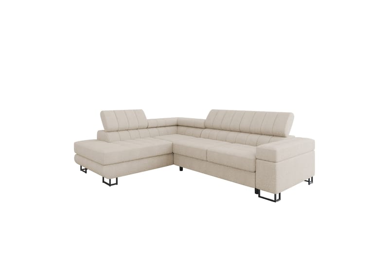 Warwick Sofa med Sjeselong 3-seter - Beige - Møbler - Sofaer - Sofa med sjeselong