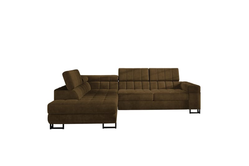 Warwick Sofa med Sjeselong 3-seter - Brun - Møbler - Sofaer - Sofa med sjeselong