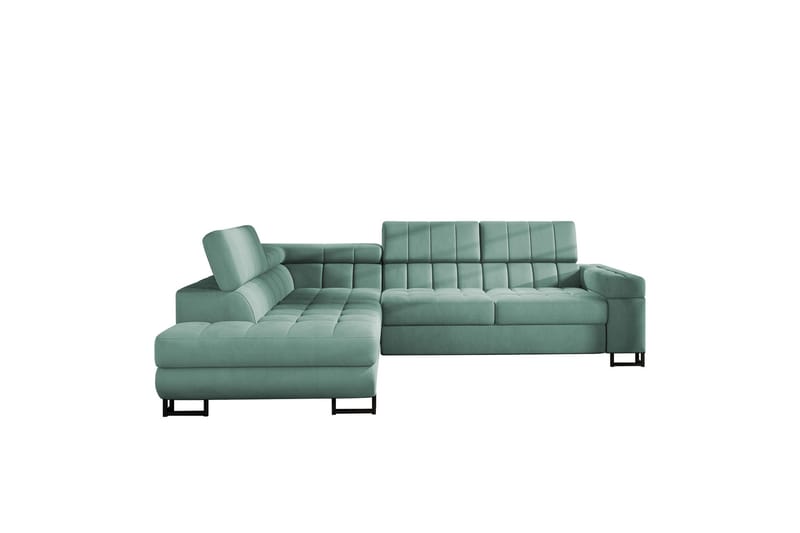 Warwick Sofa med Sjeselong 3-seter - Grønn - Møbler - Sofaer - Sofa med sjeselong