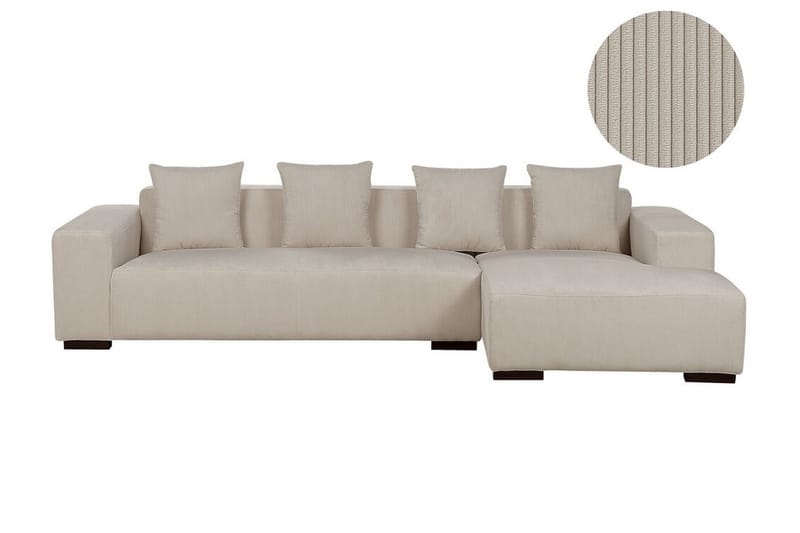 Westerfeld Hjørnesofa 4-seter - Beige - Møbler - Sofaer - Hjørnesofa