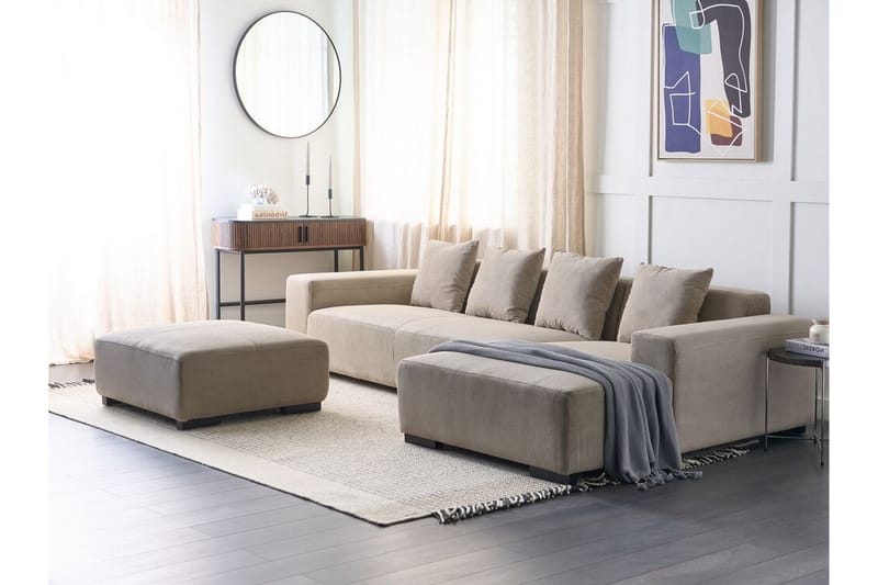 Westerfeld Hjørnesofa 4-seter - Beige - Møbler - Sofaer - Hjørnesofa