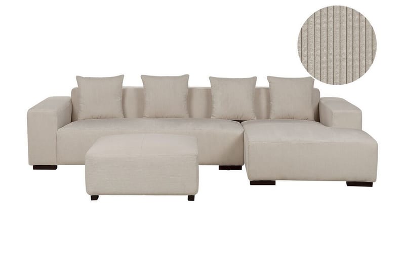 Westerfeld Hjørnesofa 4-seter - Beige - Møbler - Sofaer - Hjørnesofa