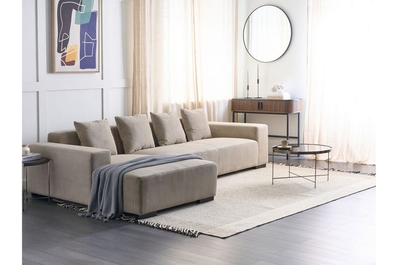 Westerfeld Hjørnesofa 4-seter - Beige - Møbler - Sofaer - Hjørnesofa