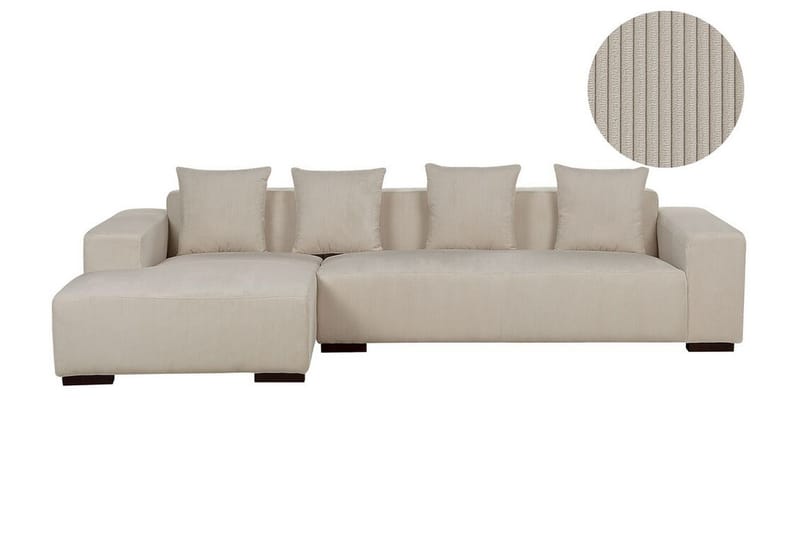 Westerfeld Hjørnesofa 4-seter - Beige - Møbler - Sofaer - Hjørnesofa