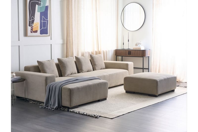 Westerfeld Hjørnesofa 4-seter - Beige - Møbler - Sofaer - Hjørnesofa