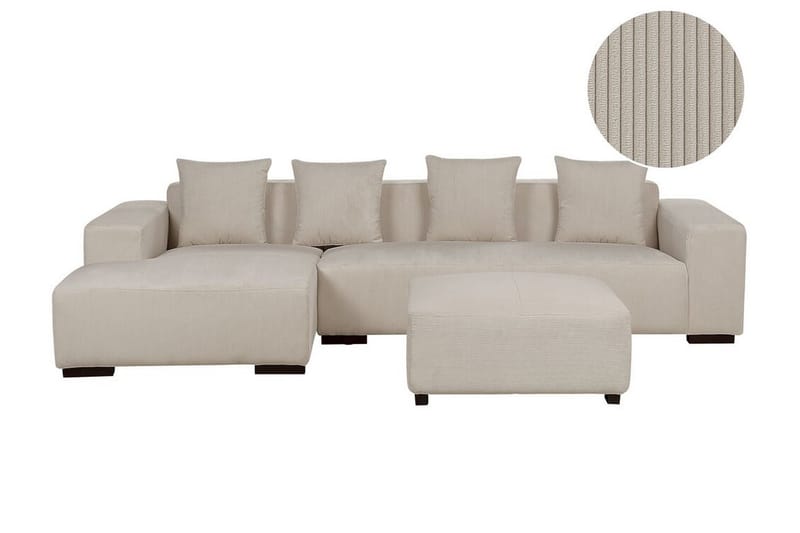 Westerfeld Hjørnesofa 4-seter - Beige - Møbler - Sofaer - Hjørnesofa