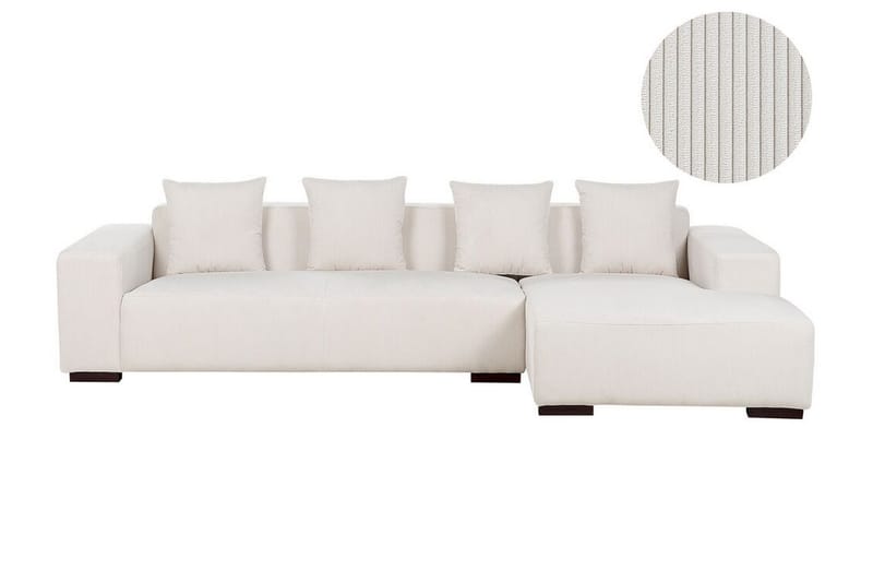 Westerfeld Hjørnesofa 4-seter - Hvit - Møbler - Sofaer - Hjørnesofa