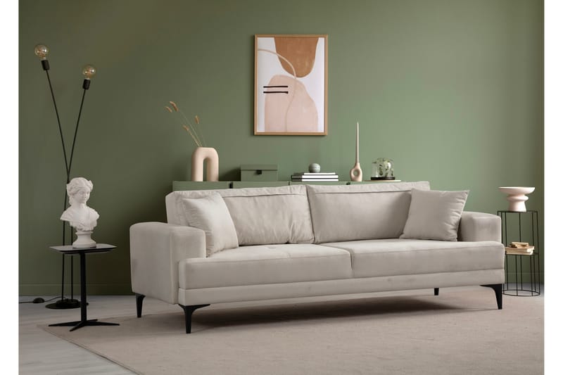 Winskill 3-seters Sofa - Ecru - Møbler - Sofaer - Sofa 3 seter