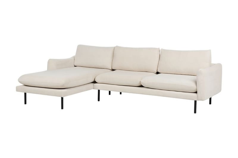 Woodal Hjørnesofa 4-seter - Beige/Svart - Møbler - Sofaer - Hjørnesofa