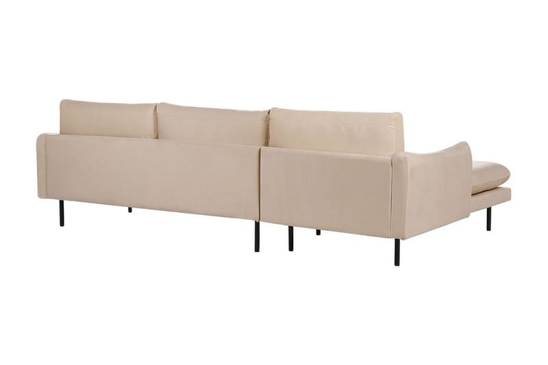 Woodal Hjørnesofa 4-seter - Beige/Svart - Møbler - Sofaer - Hjørnesofa