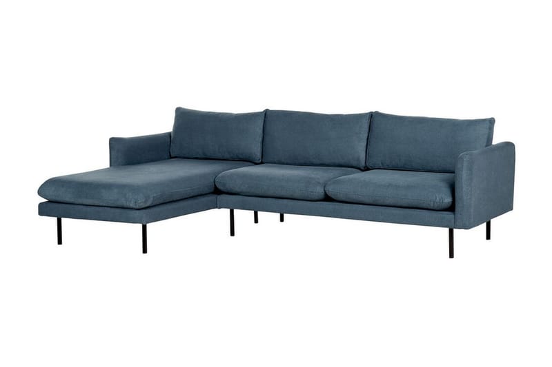 Woodal Hjørnesofa 4-seter - Blå/Svart - Møbler - Sofaer - Hjørnesofa