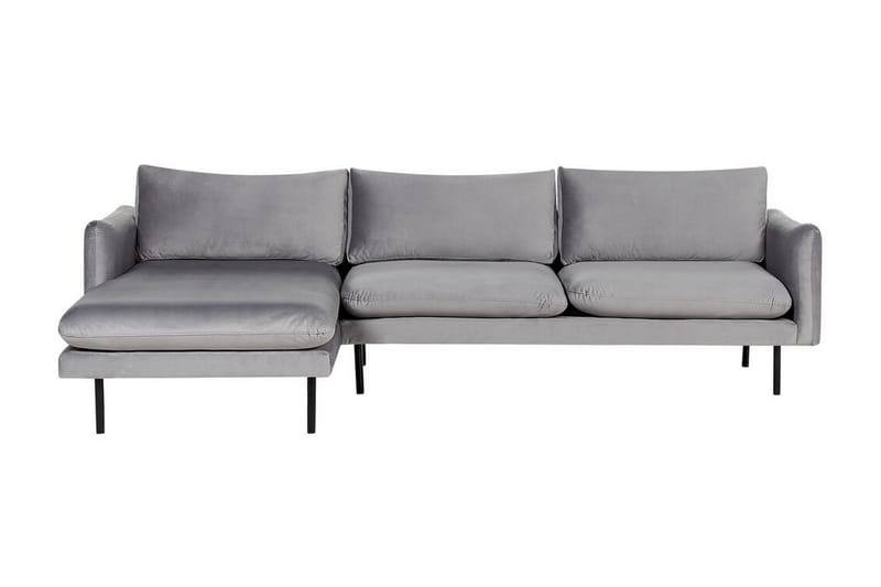 Woodal Hjørnesofa 4-seter - Grå/Svart - Møbler - Sofaer - Hjørnesofa