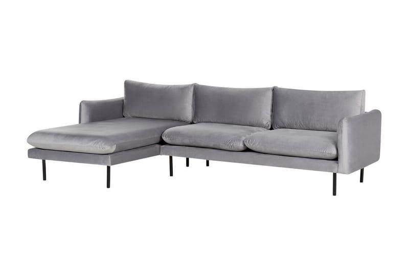 Woodal Hjørnesofa 4-seter - Grå/Svart - Møbler - Sofaer - Hjørnesofa