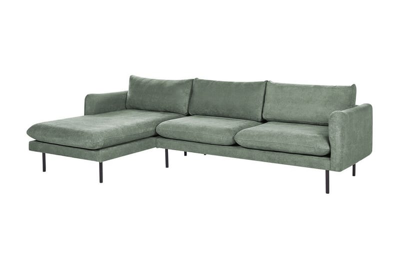 Woodal Hjørnesofa 4-seter - Grønn/Svart - Møbler - Sofaer - Hjørnesofa