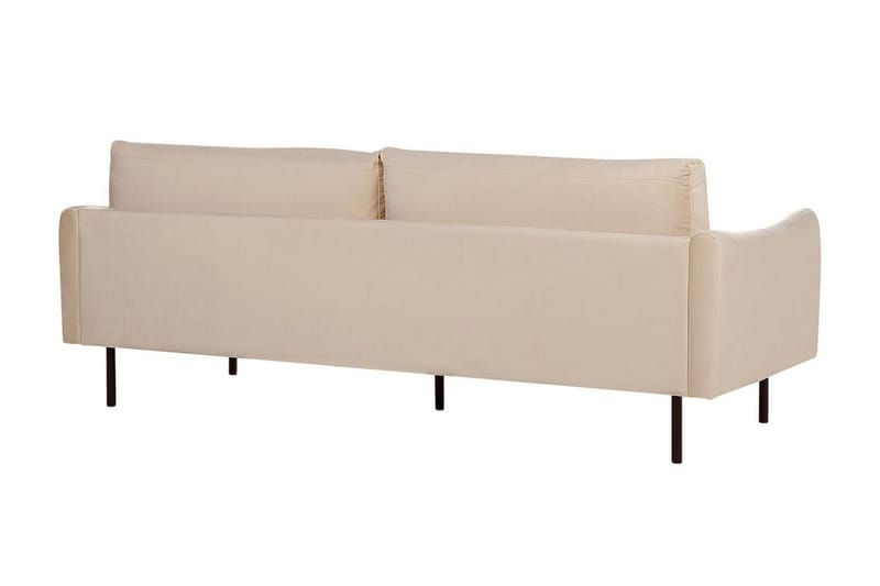 Woodal Sofa 3-seter - Beige/Svart - Møbler - Sofaer - Sofa 3 seter