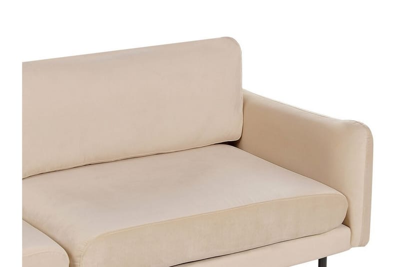 Woodal Sofa 3-seter - Beige/Svart - Møbler - Sofaer - Sofa 3 seter