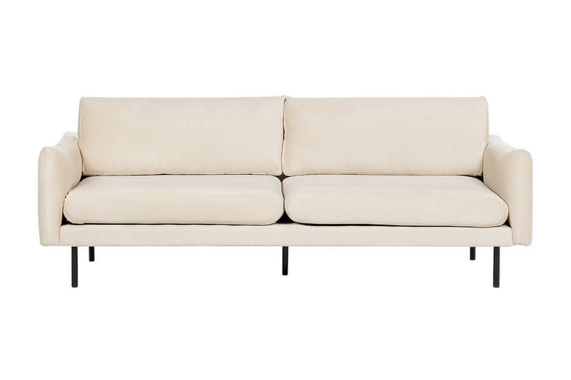 Woodal Sofa 3-seter - Beige/Svart - Møbler - Sofaer - Sofa 3 seter