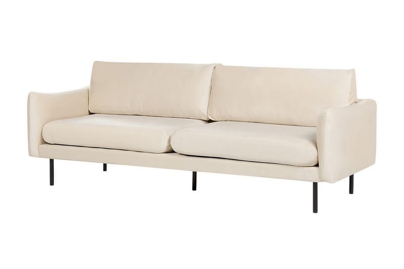 Woodal Sofa 3-seter - Beige/Svart - Møbler - Sofaer - Sofa 3 seter