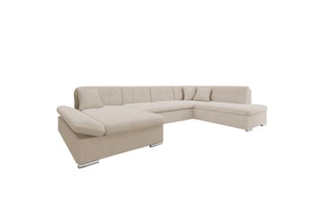 Zumar Sofa med Sjeselong og Divan 4-seter