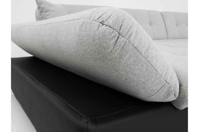 Zumar Sofa med Sjeselong og Divan 4-seter - Blå - Møbler - Sofaer - U-sofa