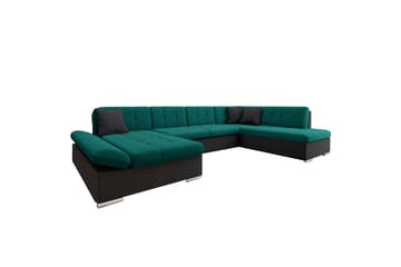 Zumar Sofa med Sjeselong og Divan 4-seter