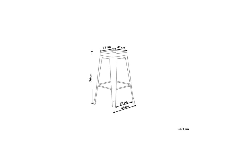 Cabrillo Barstol 42 cm - Svart - Møbler - Stoler & lenestoler - Barstoler