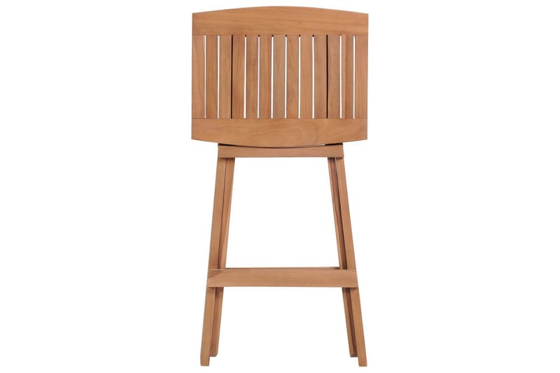 Foldbare barkrakker 4 stk heltre teak - Møbler - Stoler & lenestoler - Barstoler