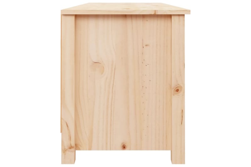 beBasic Skobenk 110x38x45,5 cm heltre furu - Brun - Møbler - Stoler & lenestoler - Benk - Skohylle med benk