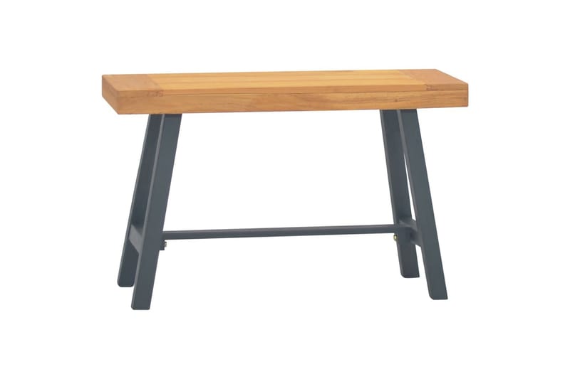 Benk 80 cm heltre teak - Brun - Møbler - Stoler & lenestoler - Benk - Entrebenk