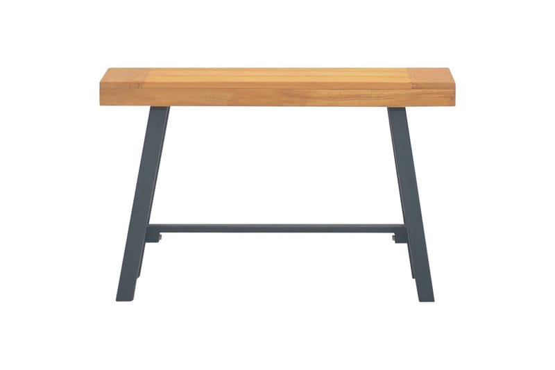 Benk 80 cm heltre teak - Brun - Møbler - Stoler & lenestoler - Benk - Entrebenk