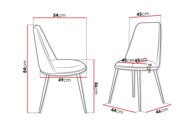 Eliga Spisestol - Beige - Møbler - Stoler & lenestoler - Spisestuestoler & kjøkkenstoler