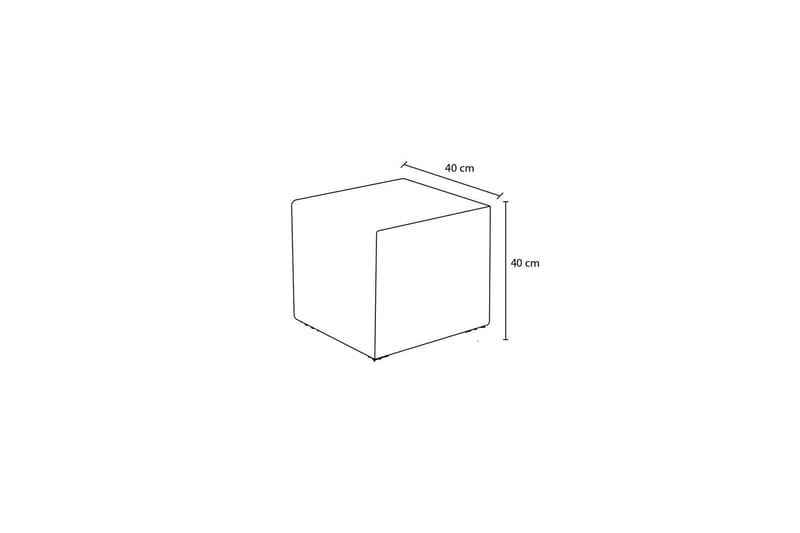 Azoula Sittepuff 40 cm - Brun - Møbler - Stoler & lenestoler - Krakk - Puff