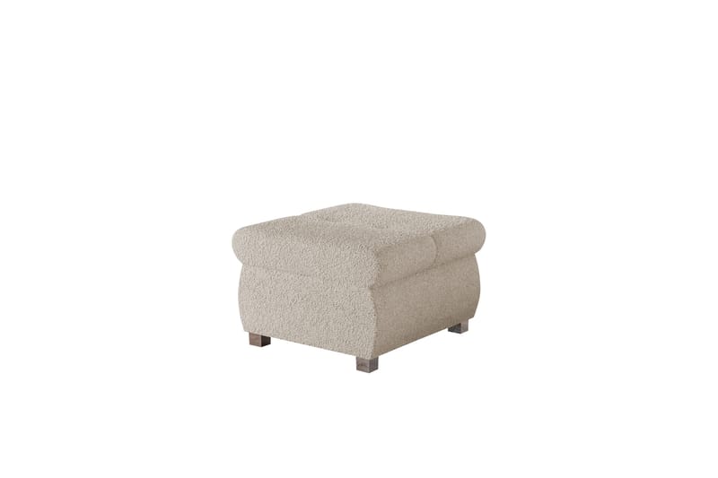 Cerys Fotskammel 60 cm - Beige - Møbler - Stoler & lenestoler - Krakk - Fotskammel