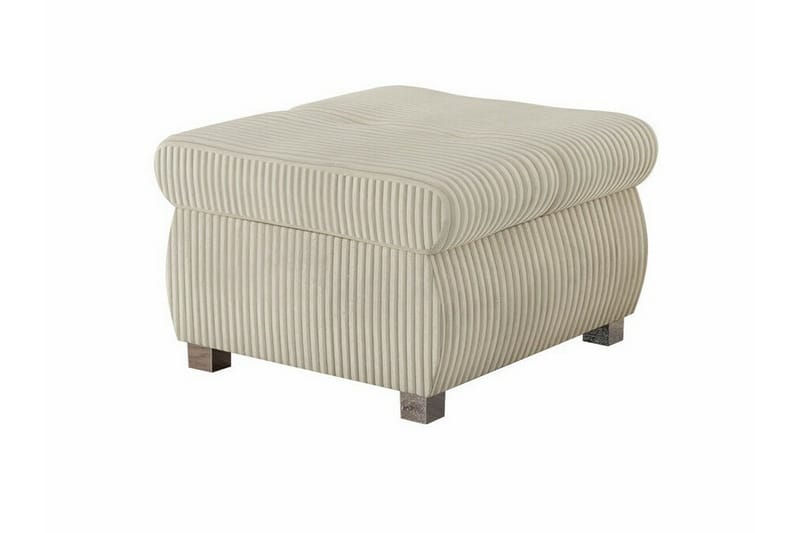 Cerys Fotpall 60 cm - Cream - Møbler - Stoler & lenestoler - Krakk - Fotskammel