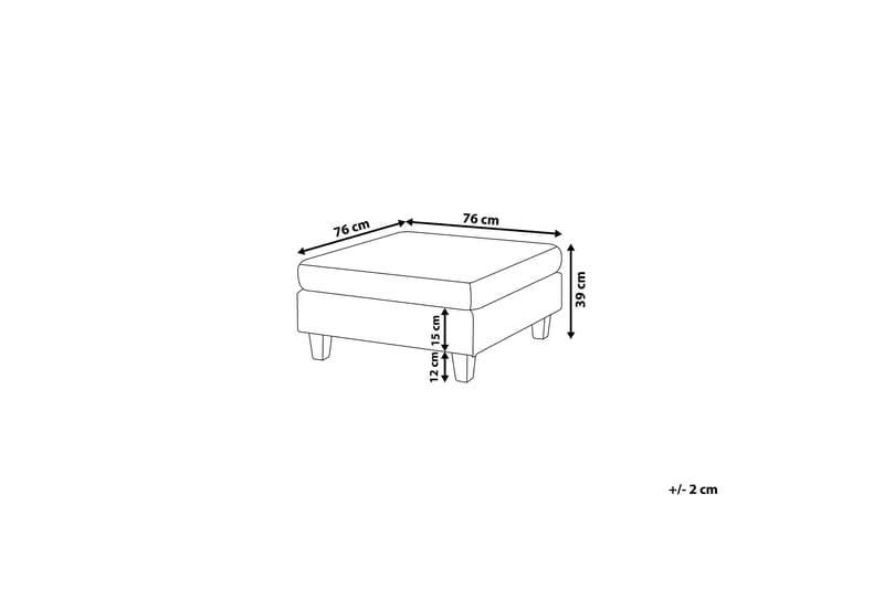 Fevik Fotskammel 76|76 Cm - Møbler - Stoler & lenestoler - Krakk - Fotskammel