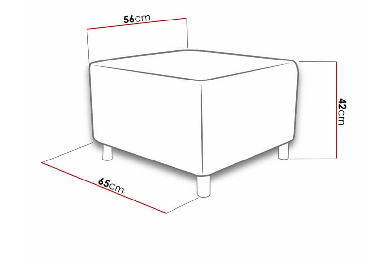 Kintore Fotpall 56 cm - Mørkegrønn - Møbler - Stoler & lenestoler - Krakk - Fotskammel