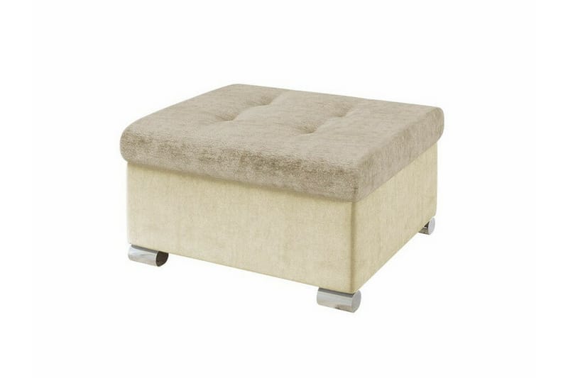 Trefor Fotpall 68 cm - Beige - Møbler - Stoler & lenestoler - Krakk - Fotskammel